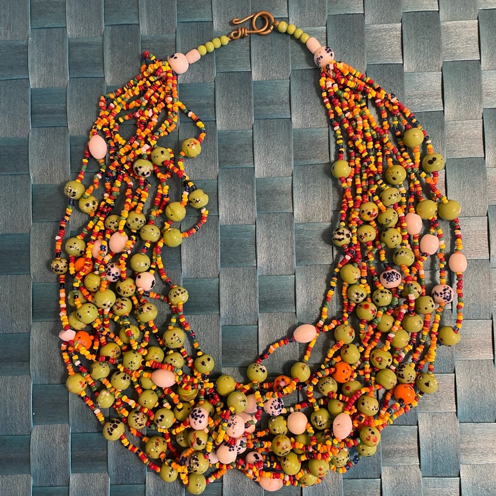 Multilayered boho necklace